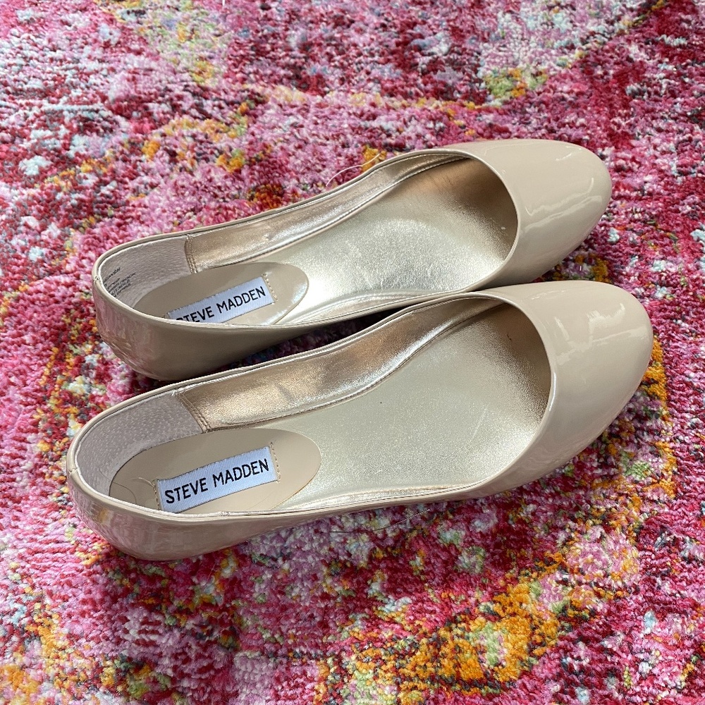 Steve Madden flats | Beige flats | Steven madden p heaven flats